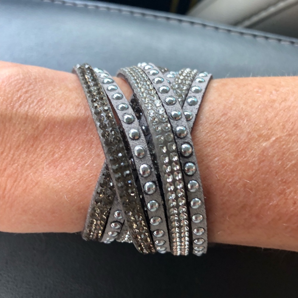 Similar to the Bar III 4 strand gray bracelet